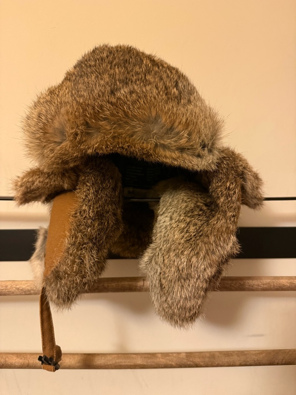 Real Fur Trapper Hat - Brown